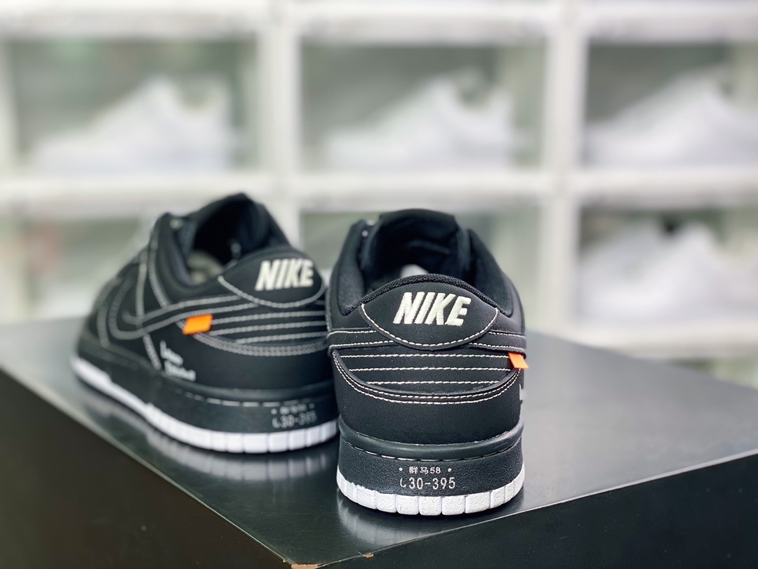 260 《头文字D》x SB Dunk Low”INITIAL D/Lancer Evolution GSR EVO3”扣篮系列低帮休闲运动滑板板鞋“黑白车线须藤京一”DD1391-106