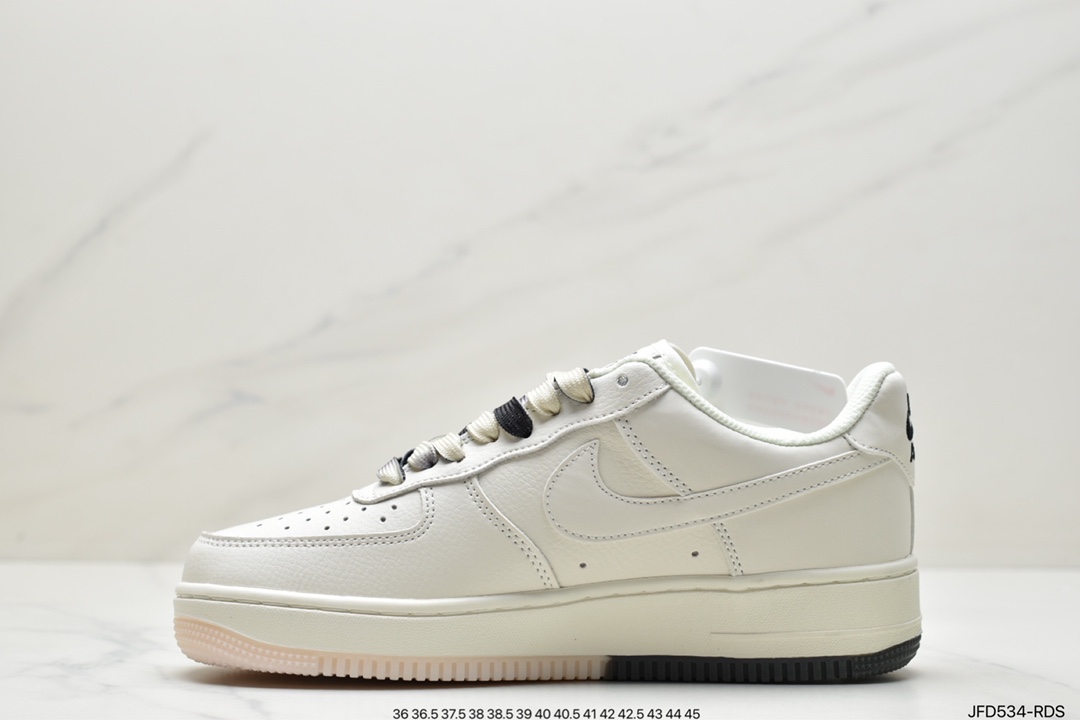 170 Nike Air Force 1 Low '07 “米黑白”布鲁克林篮网城市CT1989-107