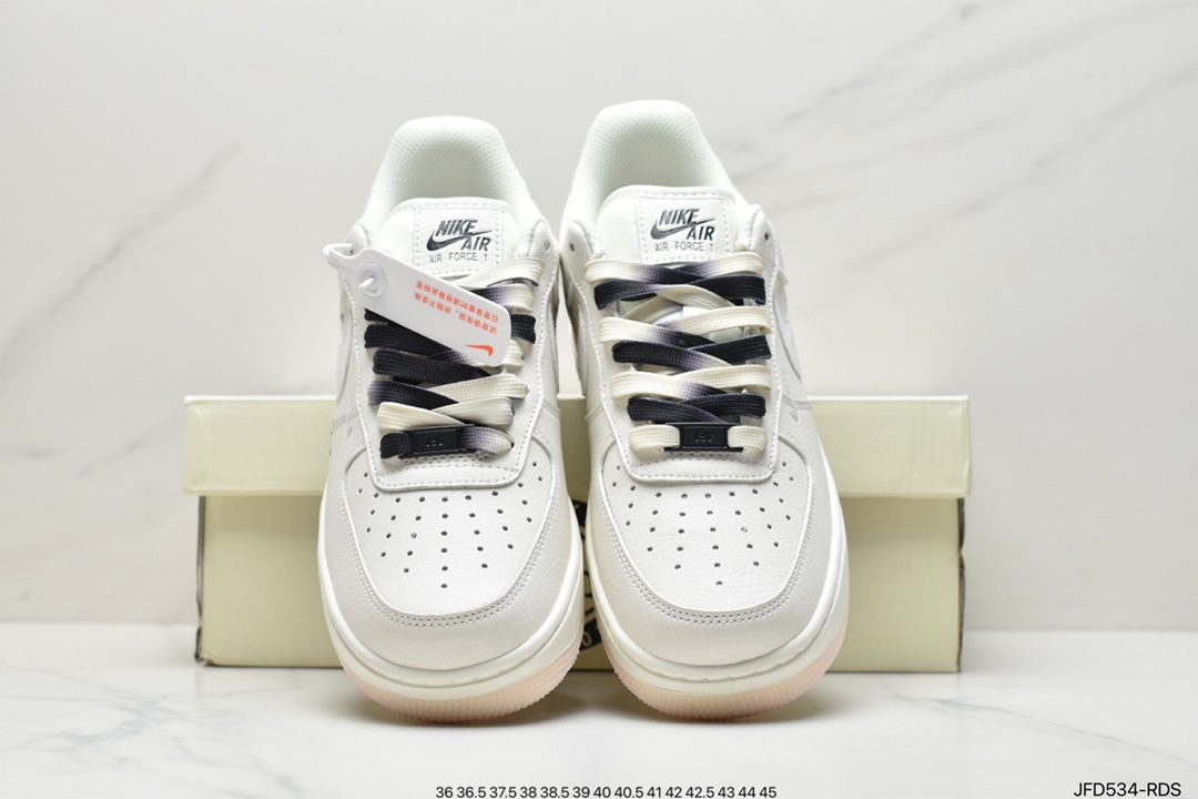 170 Nike Air Force 1 Low '07 “米黑白”布鲁克林篮网城市CT1989-107