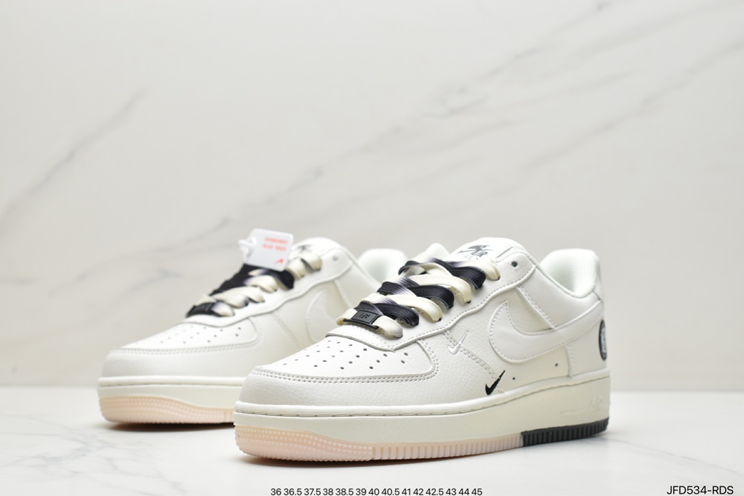 170 Nike Air Force 1 Low '07 “米黑白”布鲁克林篮网城市CT1989-107