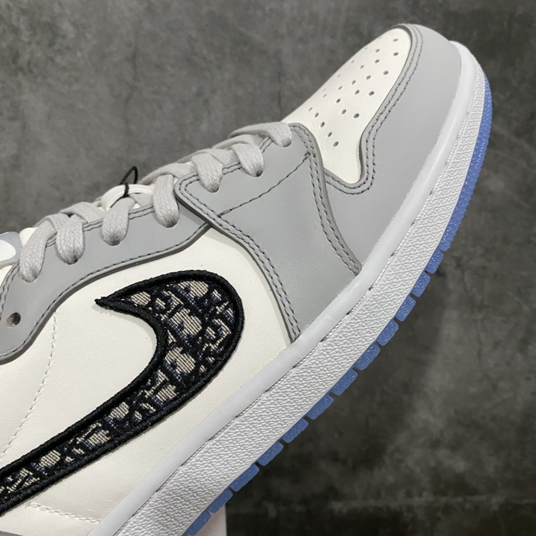 图片[6]-PK版本AJ1大迪奥低帮 品质细节在线，正确原厂皮料无色差 全新水晶大底无氧化，配件齐全，原盒布盒 尺码：36-47.5-选品中心