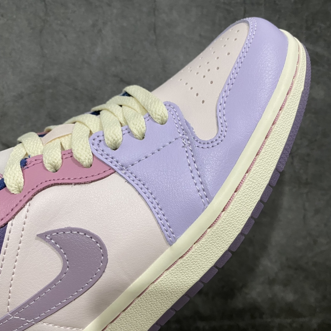 图片[6]-GC(dt)纯原 Air Jordan AJ1 Low 粉紫色彩蛋女段 DZ2768-651 市面唯一纯原级别 完美零毛边处理 原厂内置全掌气垫 价格定位良心 几十个配色陆续出 平台专用代工流水线出品 一眼公司既视感 拿到手的一瞬间就与众不同 碾压市面所有版本 认准细节 全部原鞋开发 每一个配色都会采购原鞋确认细节 打破市面看图做货无好货之说 细节精确 所有配色原数据档案开发！ 尺码：35.5-40-选品中心