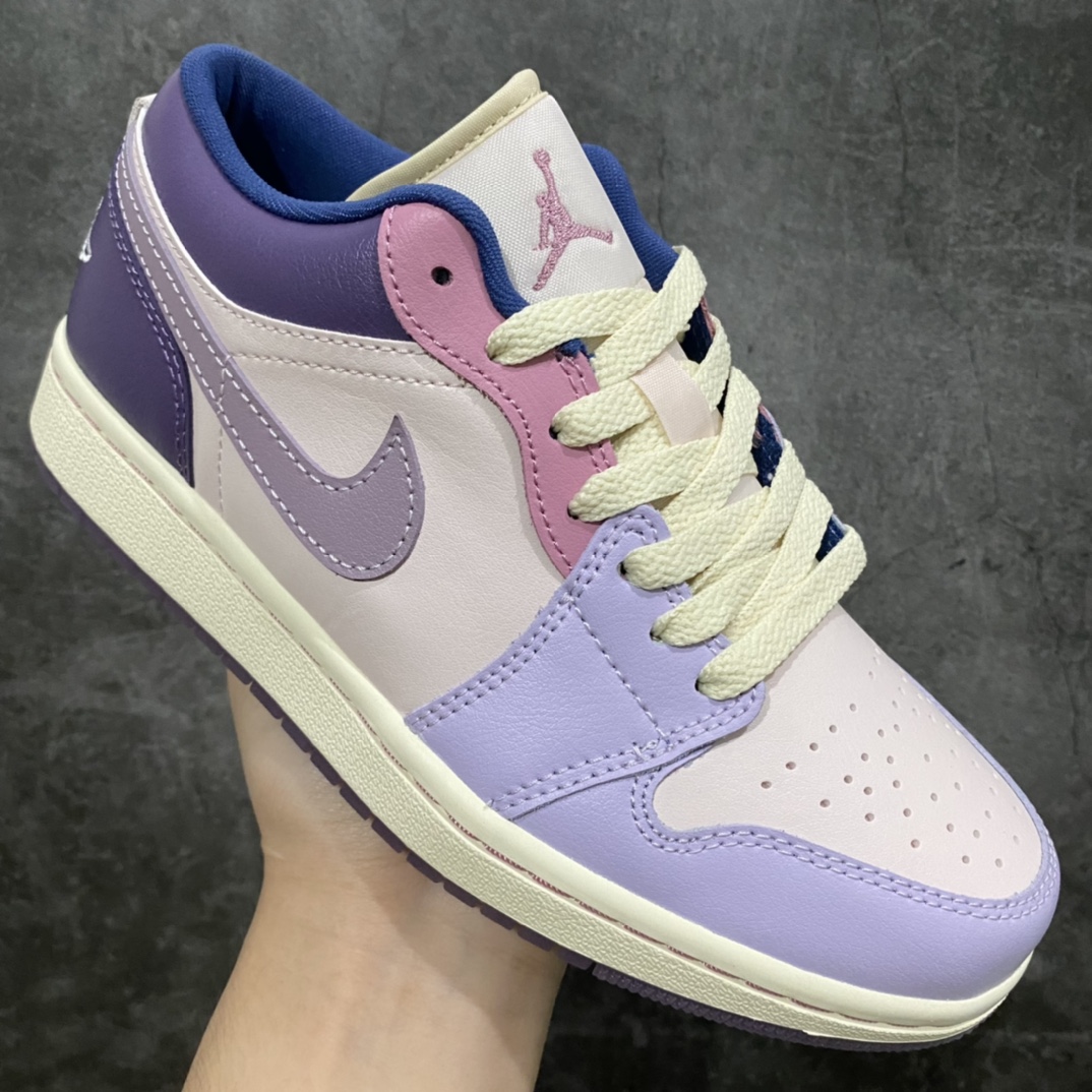 图片[3]-GC(dt)纯原 Air Jordan AJ1 Low 粉紫色彩蛋女段 DZ2768-651 市面唯一纯原级别 完美零毛边处理 原厂内置全掌气垫 价格定位良心 几十个配色陆续出 平台专用代工流水线出品 一眼公司既视感 拿到手的一瞬间就与众不同 碾压市面所有版本 认准细节 全部原鞋开发 每一个配色都会采购原鞋确认细节 打破市面看图做货无好货之说 细节精确 所有配色原数据档案开发！ 尺码：35.5-40-选品中心