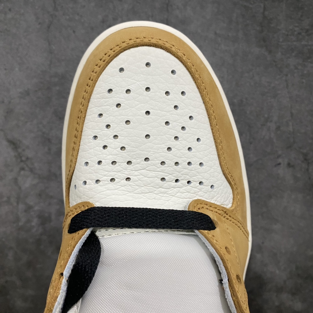 图片[5]-AJ1小麦 最佳新秀 独家纯原版本全码补货 全网最好的新秀没有之一 原厂麂皮+头层荔枝皮材料 鞋型超正 后跟标准小蛮腰 裁片清洁度很高 无任何毛边 冲孔圆润，细节基本无可挑剔，该有的东西一样不差！实拍所见即所得！ 尺码40-47.5-选品中心