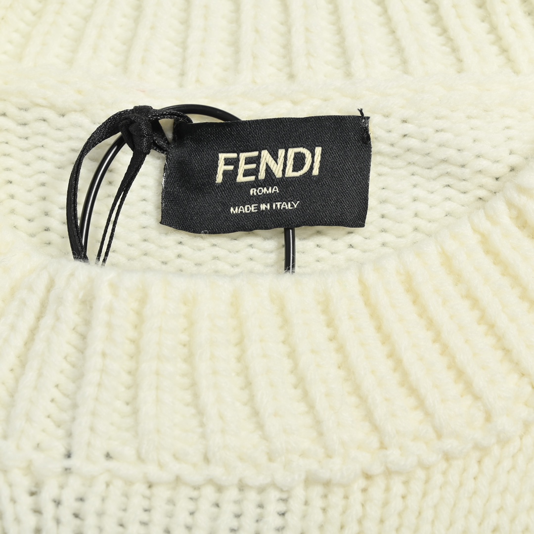 Fendi/芬迪 22Fw 提花字母针织毛衣