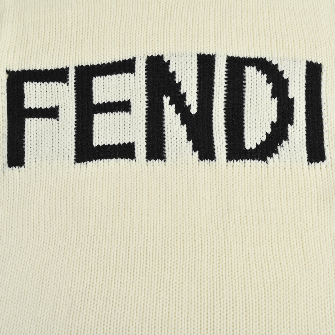 Fendi/芬迪 22Fw 提花字母针织毛衣