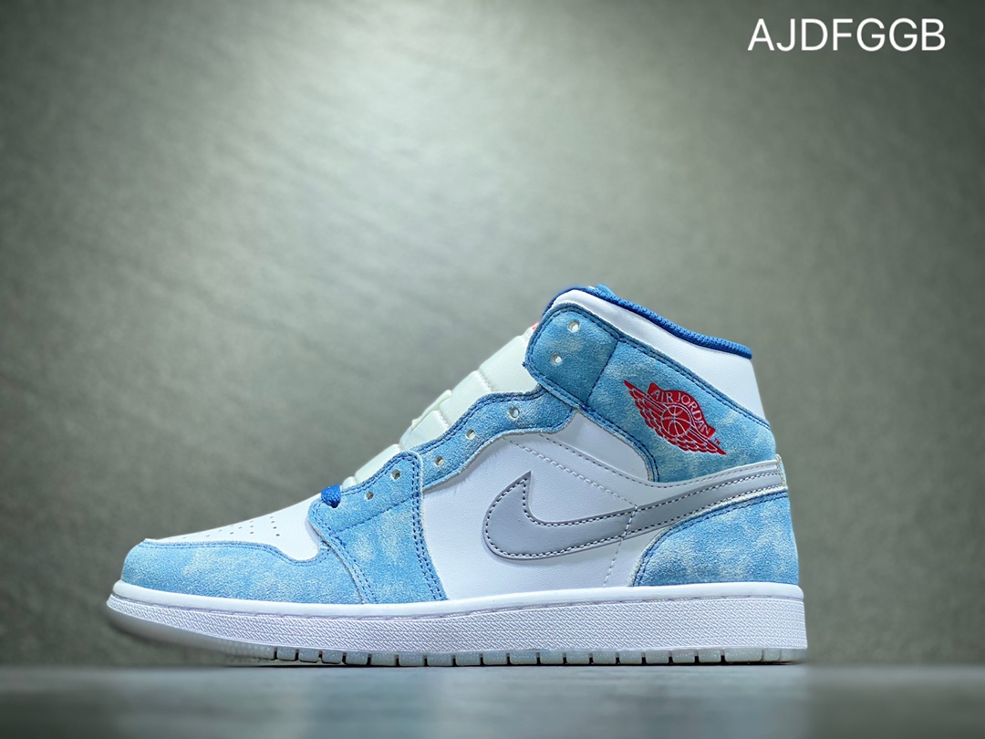 260 Nike AIR JORDAN 1 mid AJ1 乔丹中帮篮球鞋DN3706-401