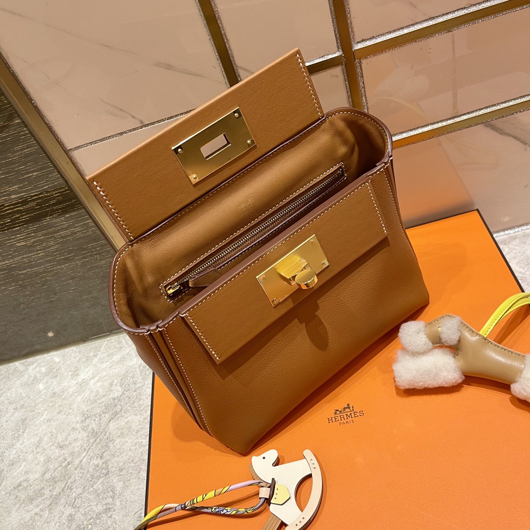 Hermès There are more than 3,000 pieces in the market. We sell the best products at good prices. Hermes2424 mini series, gold buckle D evercolor