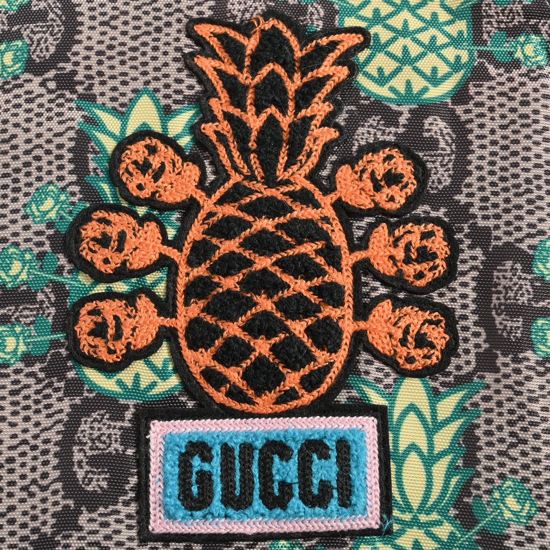 Gucci古驰 22ss Pineapple系列菠萝连帽夹克