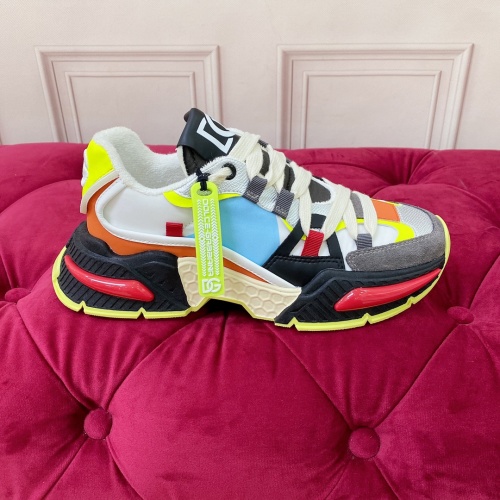 Dolce & Gabbana 2022 Multicolor Leather & Fabric Sneakers for Women (Sizes 35-45) 1 Dolce & Gabbana 2022 Multicolor Leather & Fabric Sneakers for Women (Sizes 35-45)