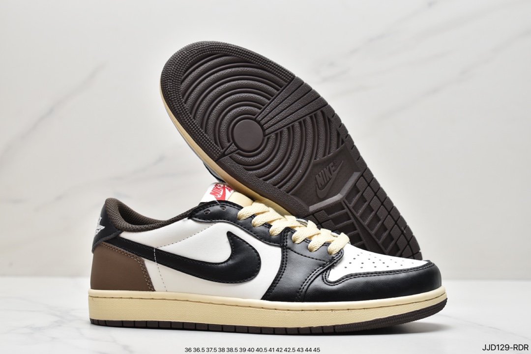 130 Travis Scott x Air Jordan AJ1 Low QX 倒钩TS联名低帮板鞋