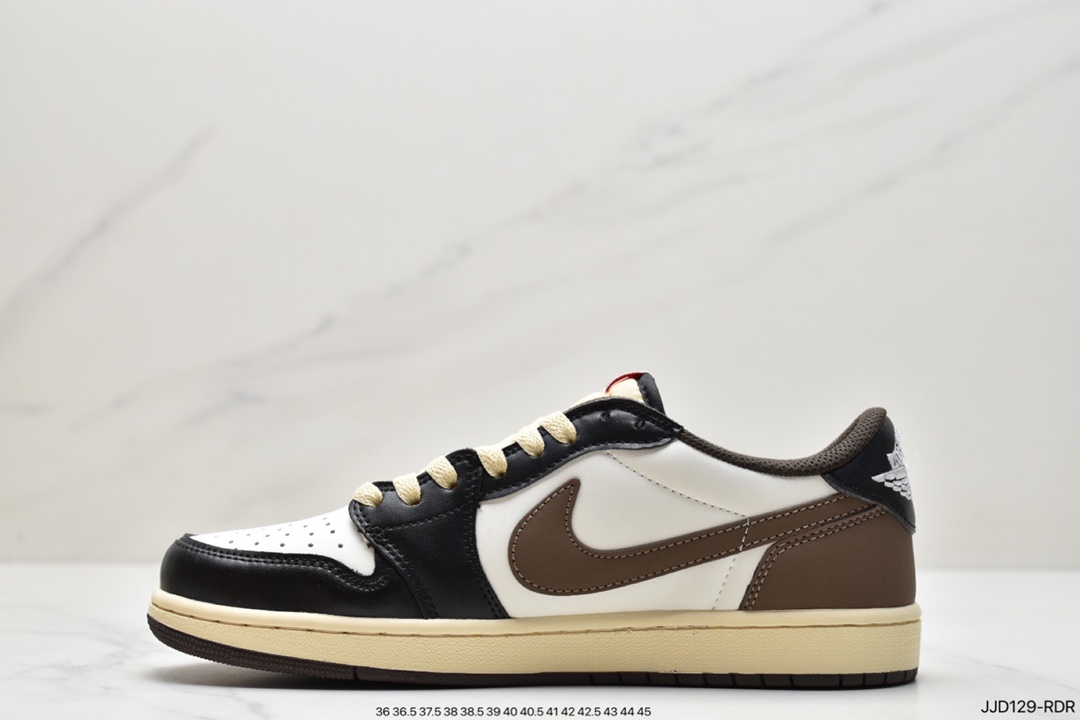 130 Travis Scott x Air Jordan AJ1 Low QX 倒钩TS联名低帮板鞋