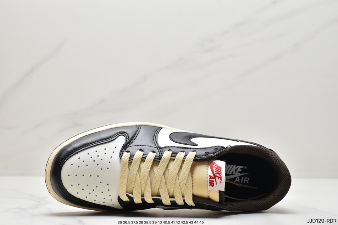 130 Travis Scott x Air Jordan AJ1 Low QX 倒钩TS联名低帮板鞋