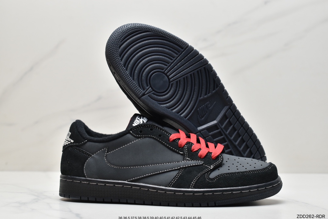 230 AJ1 Low 乔1低帮解构机能绑带黄黑同步官方配色市场唯一独家头层皮打造553558-062