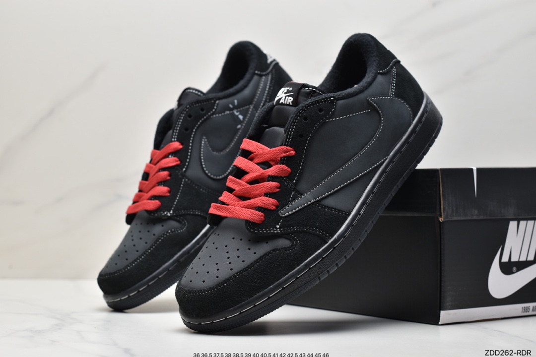 230 AJ1 Low 乔1低帮解构机能绑带黄黑同步官方配色市场唯一独家头层皮打造553558-062