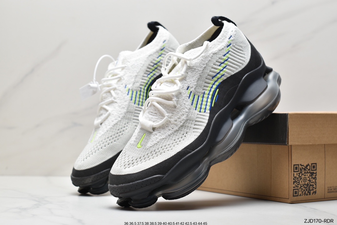240 Nike Air Max Scorpion Flyknit”Phantom/Black/Light Cream”天蝎座系列2022款超级大气垫DJ4701-001