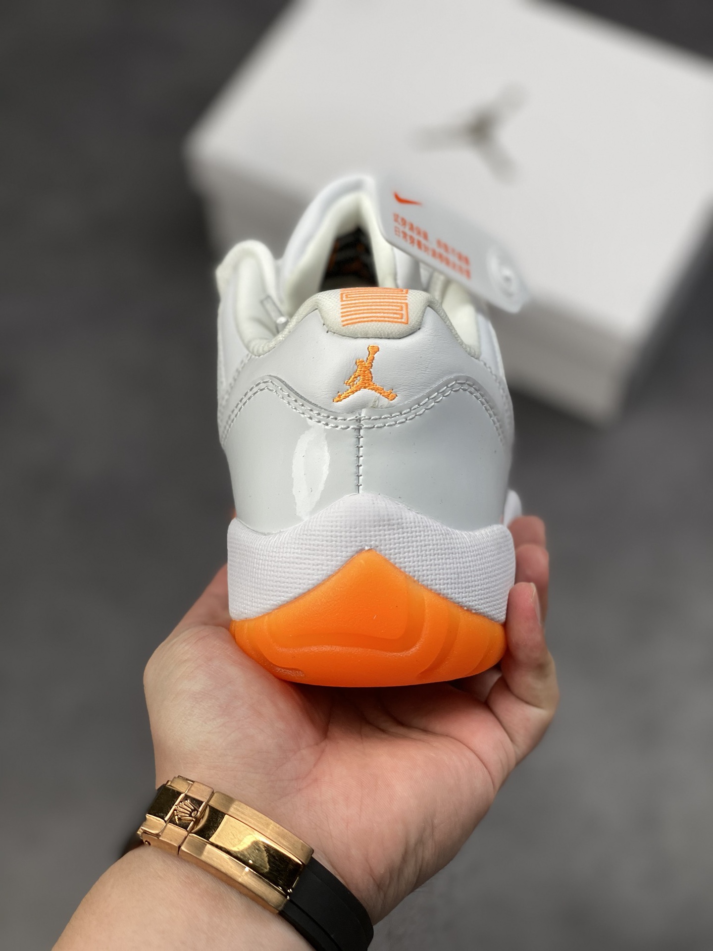 250 Air Jordan 11 Retro Low ”Bright Citrus” 乔11低帮白橙配色AH7860-139