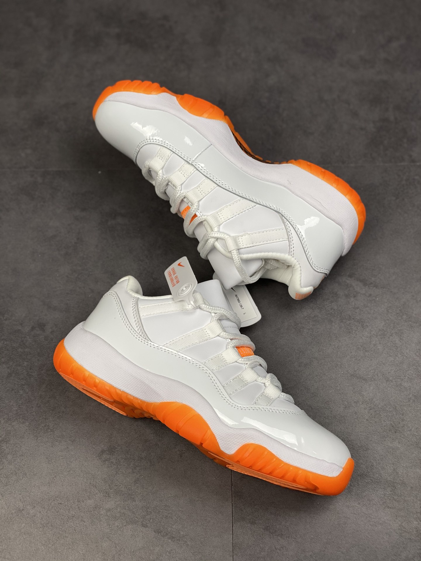 250 Air Jordan 11 Retro Low ”Bright Citrus” 乔11低帮白橙配色AH7860-139