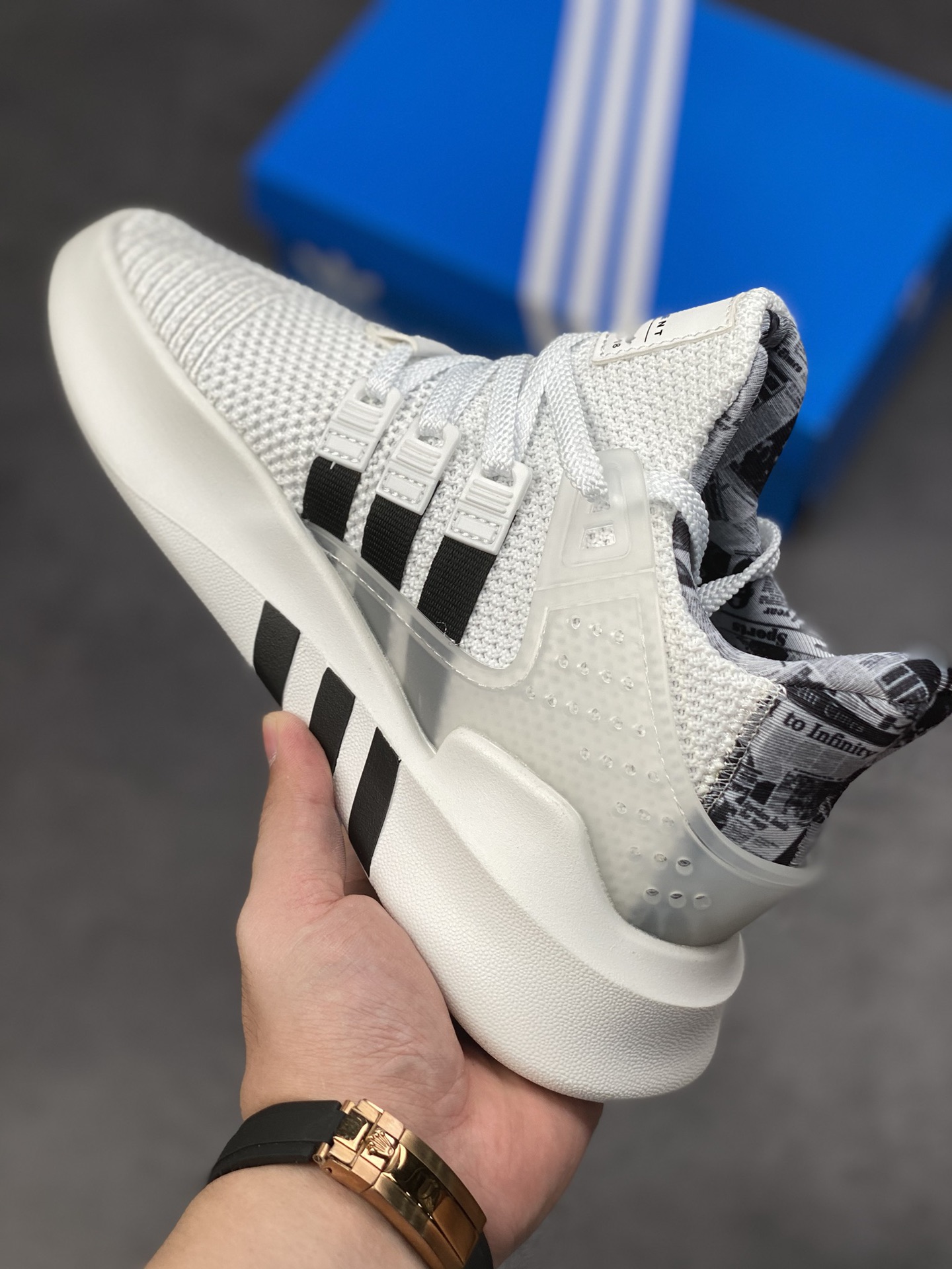 Adidas EQT Bask ADV black and white clover F36859