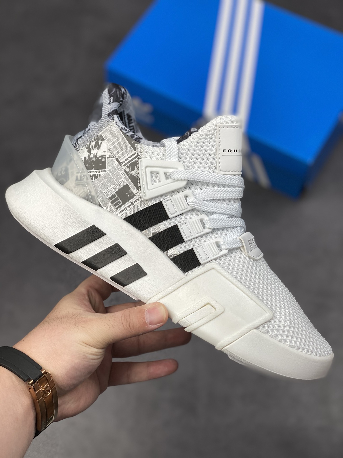 Adidas EQT Bask ADV black and white clover F36859