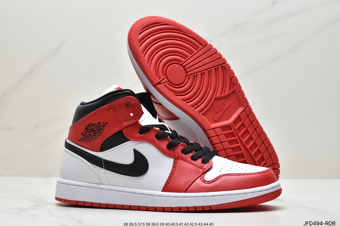 170 Air Jordan 1 Mid 全新批次 原装原模大底全鞋原厂定制皮料555112-603