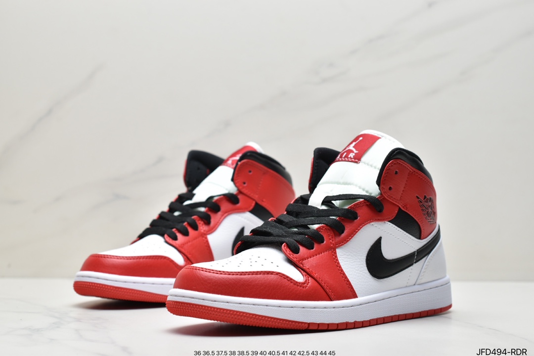 170 Air Jordan 1 Mid 全新批次 原装原模大底全鞋原厂定制皮料555112-603