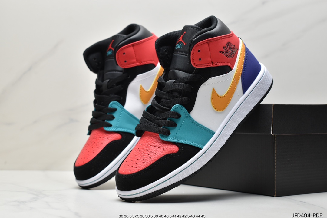 170 Air Jordan 1 Mid 全新批次 555112-603