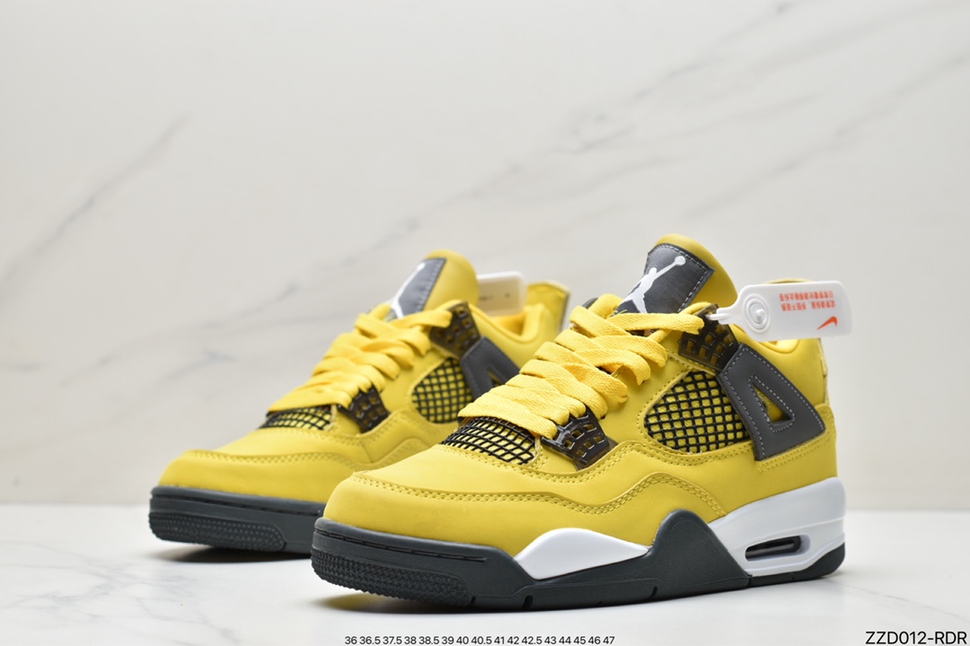 250 耐克Nike Air Jordan 4 Retro LS ”Lightning” AJ4 迈克尔·乔丹4代中帮复古314254-702