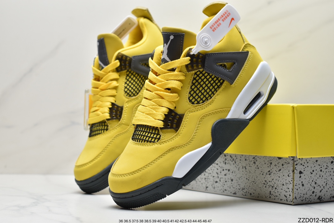 250 耐克Nike Air Jordan 4 Retro LS ”Lightning” AJ4 迈克尔·乔丹4代中帮复古314254-702