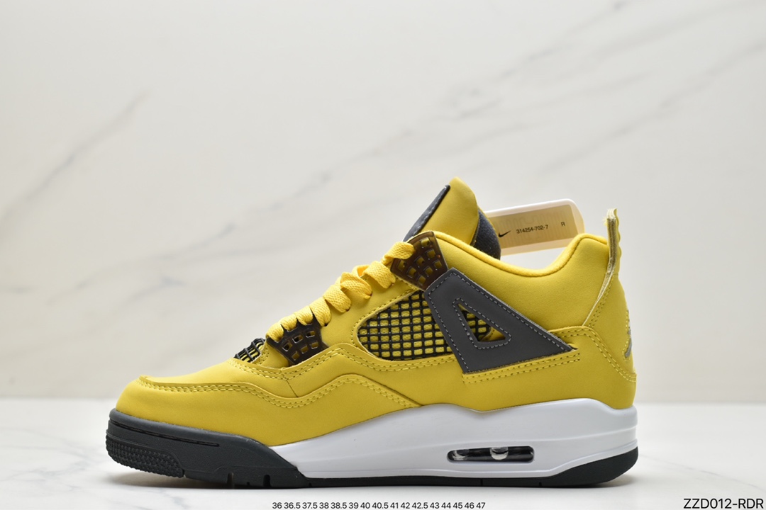 250 耐克Nike Air Jordan 4 Retro LS ”Lightning” AJ4 迈克尔·乔丹4代中帮复古314254-702