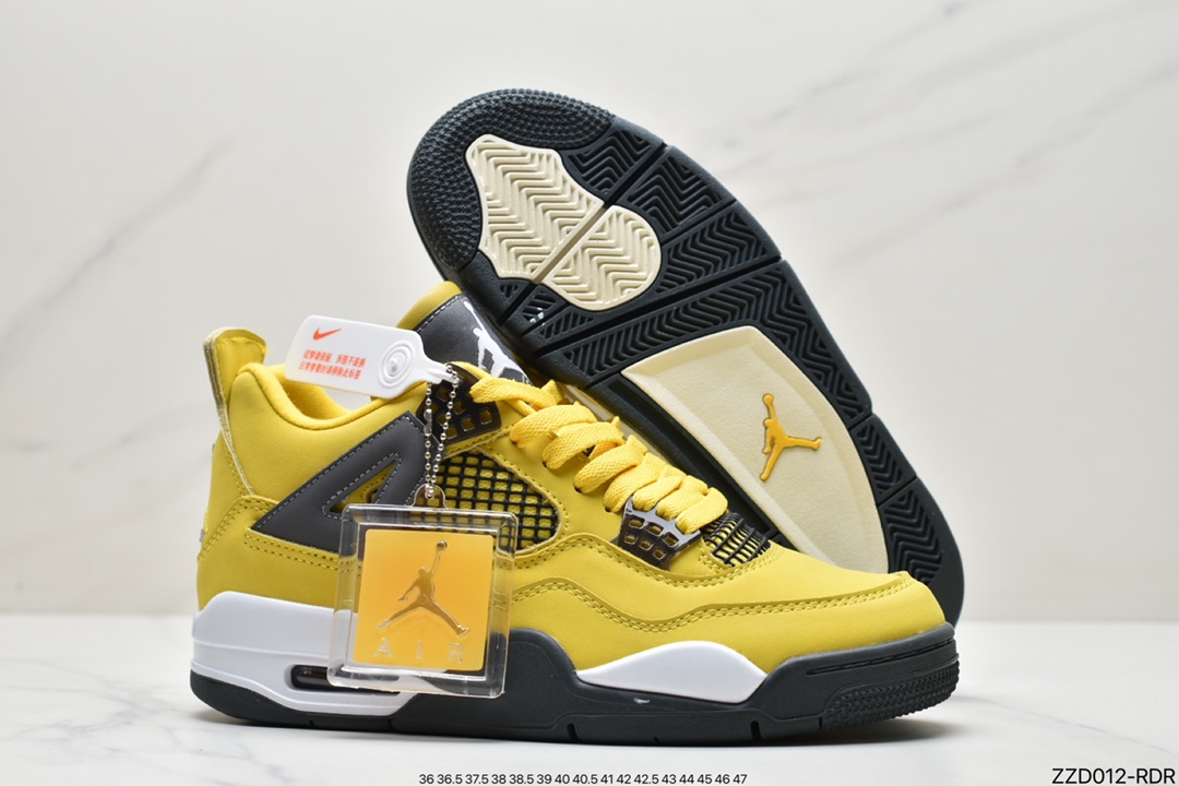 250 耐克Nike Air Jordan 4 Retro LS ”Lightning” AJ4 迈克尔·乔丹4代中帮复古314254-702