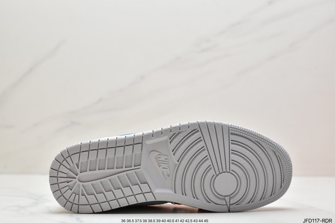 170 Air Jordan 1 Low 灰蓝拼接解构 DN1635-100