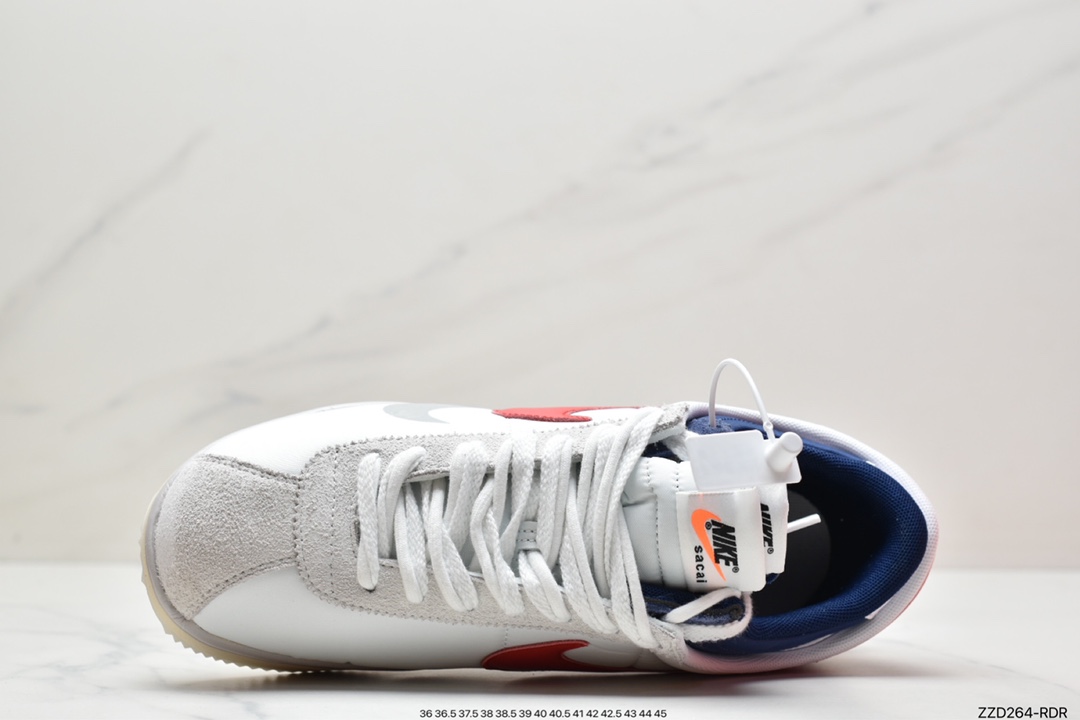250 耐克Nike Air Zoom Cortez SP 4.0”OG Royal Fuchsia”4.0系列改良阿甘低帮解构厚底老爹风休闲运动慢跑鞋DQ0581-100