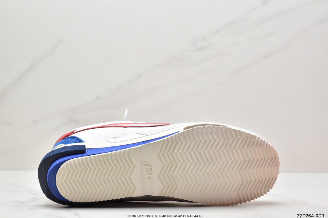 250 耐克Nike Air Zoom Cortez SP 4.0”OG Royal Fuchsia”4.0系列改良阿甘低帮解构厚底老爹风休闲运动慢跑鞋DQ0581-100