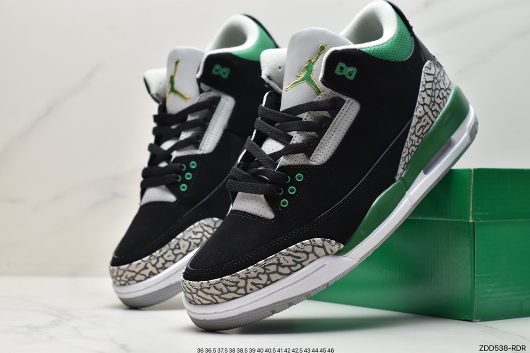 230 Air Jordan 3 Retro Black Cement(2018)黑水泥854262-001