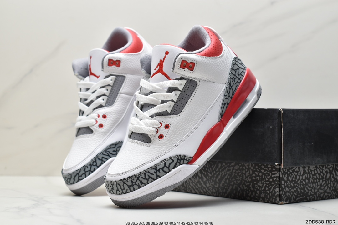 230 Air Jordan 3 Retro Black Cement(2018)黑水泥854262-001
