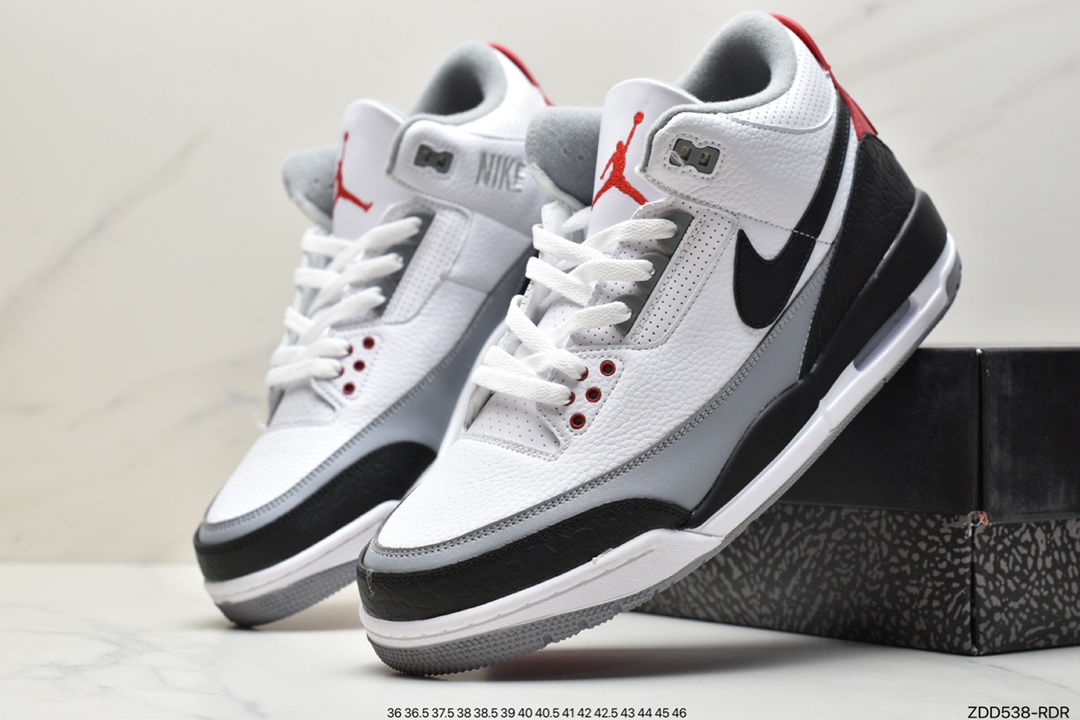 230 Air Jordan 3 Retro Black Cement(2018)黑水泥854262-001