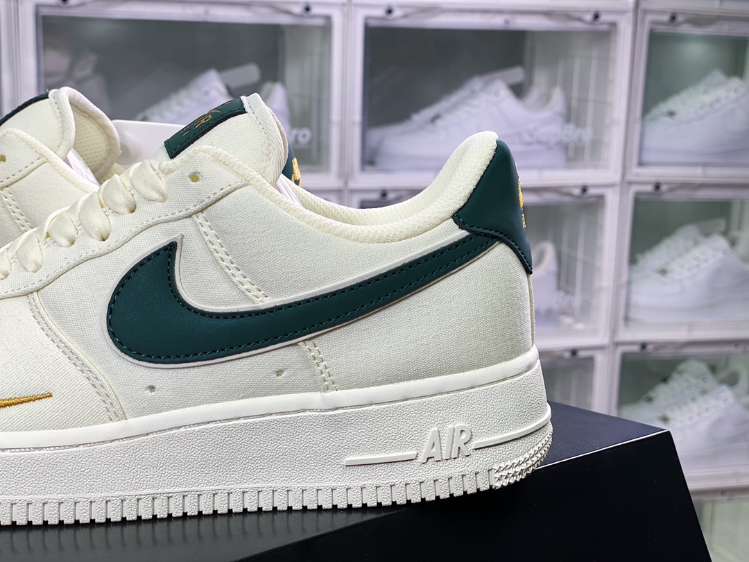 220 Air Force 1’07 Low QS”Sail/Dark Green/Gold”空军一号经典低帮百搭休闲运动板鞋MN5696-309