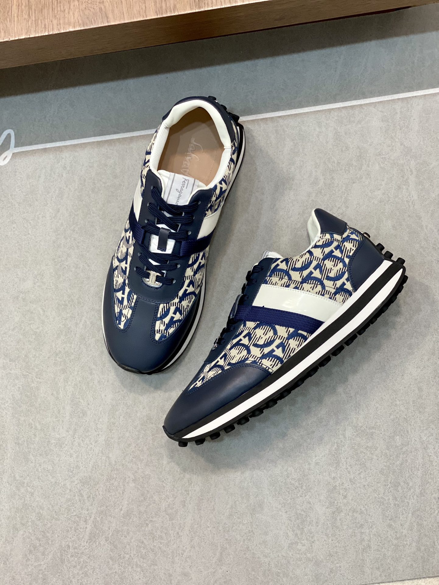 - Nuevo - Salvatore Fer - de gama alta de los hombres casual-sneakers original único genuino OEM mer