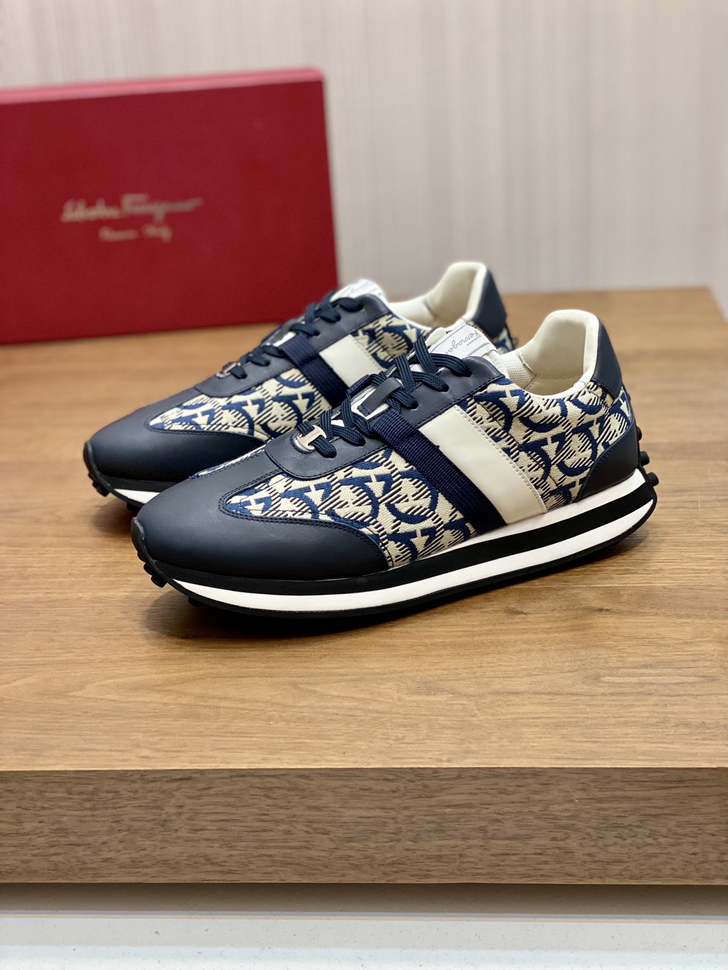 - Nuevo - Salvatore Fer - de gama alta de los hombres casual-sneakers original único genuino OEM mer