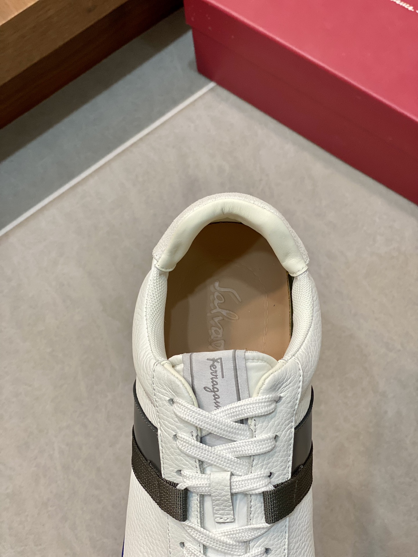 --Nuevo--Salvatore Fer--Hombres de gama alta Casual-Sneakers Original genuino OEM! ¡El original impo