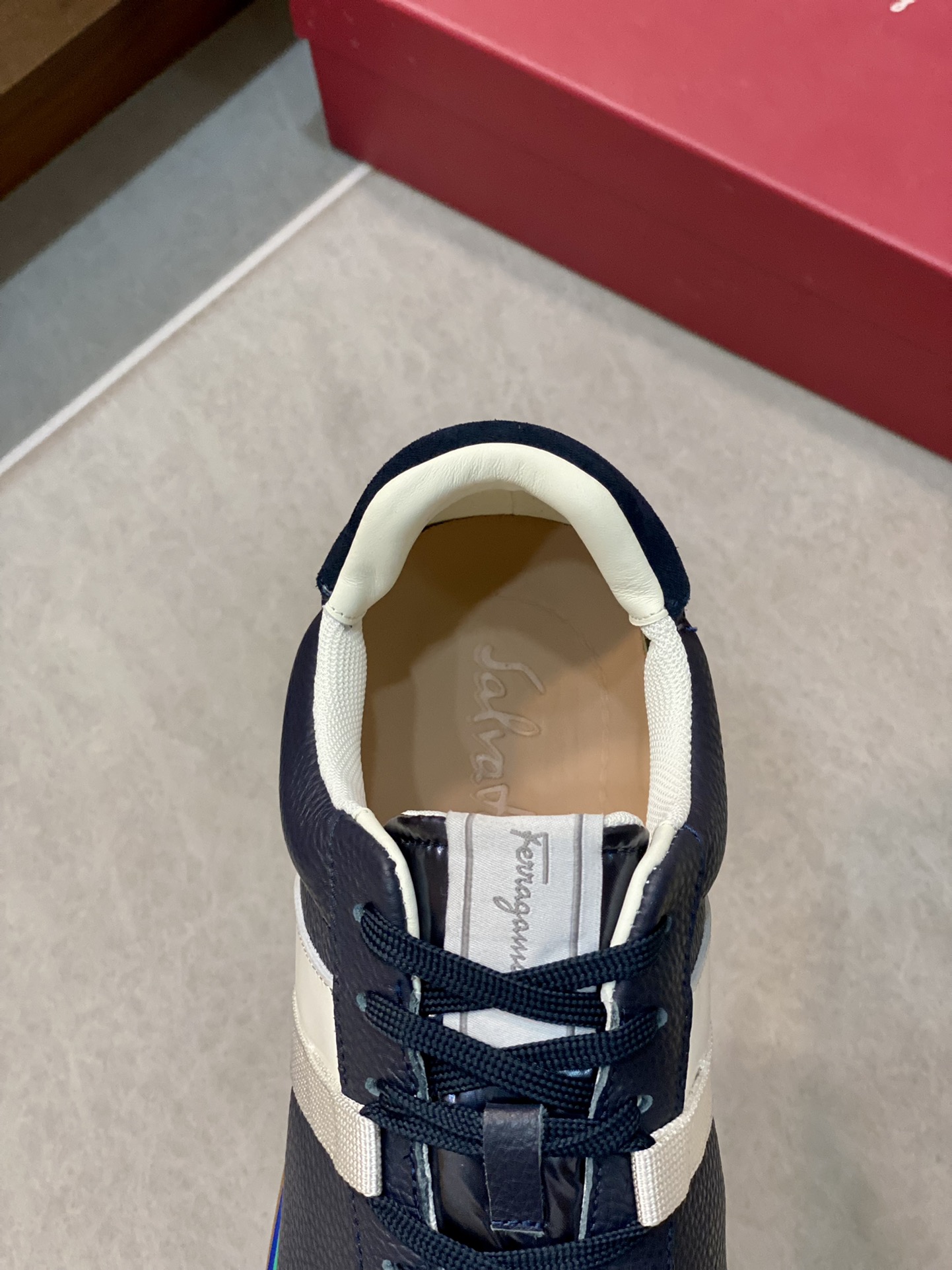 --Nuevo--Salvatore Fer--Hombres de gama alta Casual-Sneakers Original genuino OEM! ¡El original impo