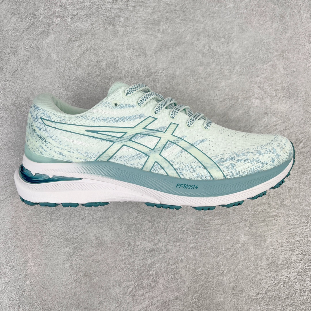 💰170 ASICS GEL-KAYANO 29 亚瑟士缓震保护防滑耐磨透气低帮马拉松跑步鞋 鞋面采用工程弹性针织鞋面 为跑者提供良好的穿着透气性、舒适性和支撑性 外置后跟稳定片 舒适包覆双脚 并提供有力支撑 全新FF Blast Plus中底科技 在保持鞋款轻量 缓震的同时带来舒适的脚感 科技解析 GEL缓震胶 鞋后跟可视GEL缓震胶 为足跟提供更加充分的冲击防护 尺码：36 37 37.5 38 39 39.5 40 40.5 41.5 42 42.5 43.5 44 44.5 45 编码：Qby2936040-运动鞋