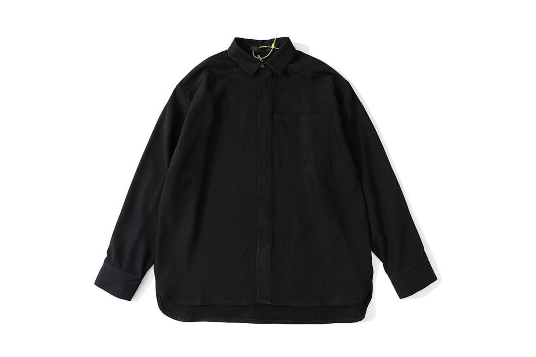 🔥🔥Negro, S, L, XL en stock 6017#FEAR OF GOD FOG 7ª temporada Camisa de corte holgado, blanco, negro S-XL Te…