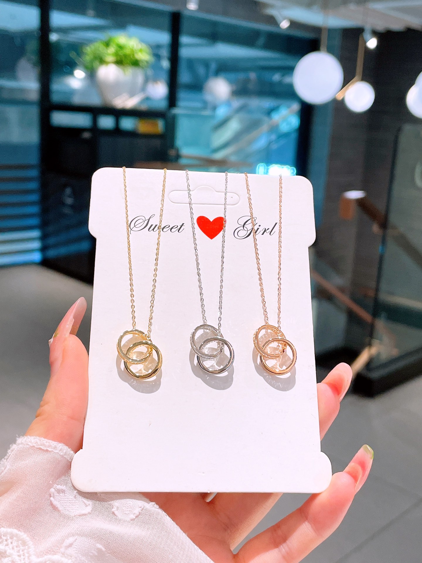 S925 Sterlingsilber Kette Präzision Geständnis Gold