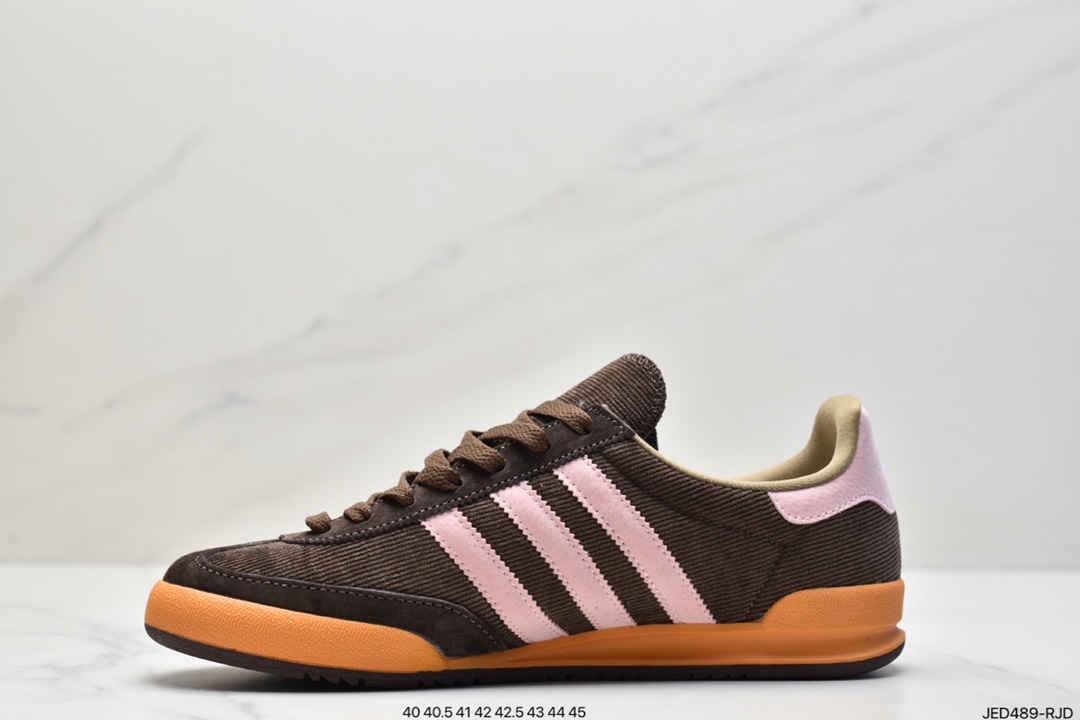 Adidas cord men's casual shoes retro brown low top sneakers