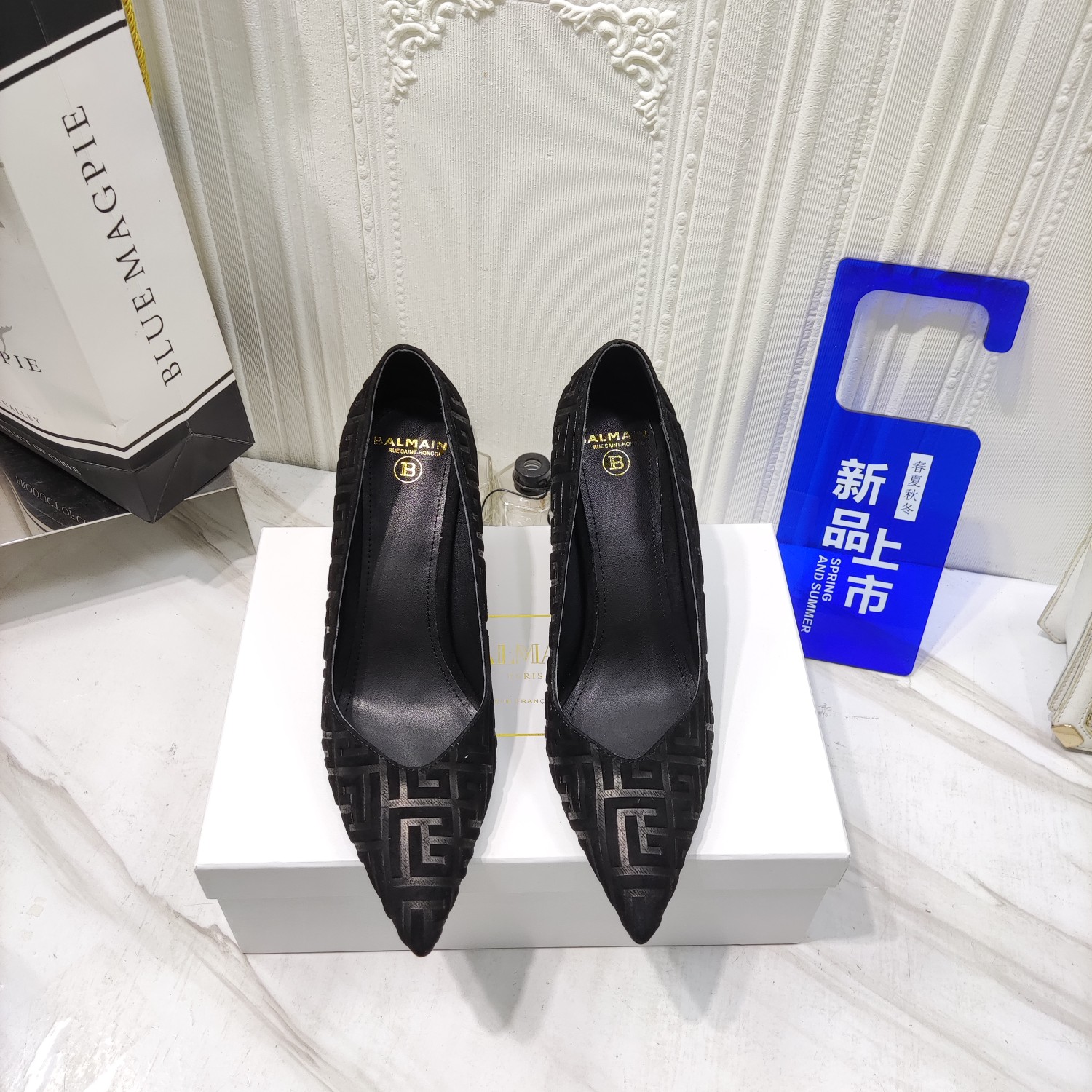 “Zenium High Heels 2022 Collection: Premium Materials, Italian Soles, 9.5CM Height” - 图片 5