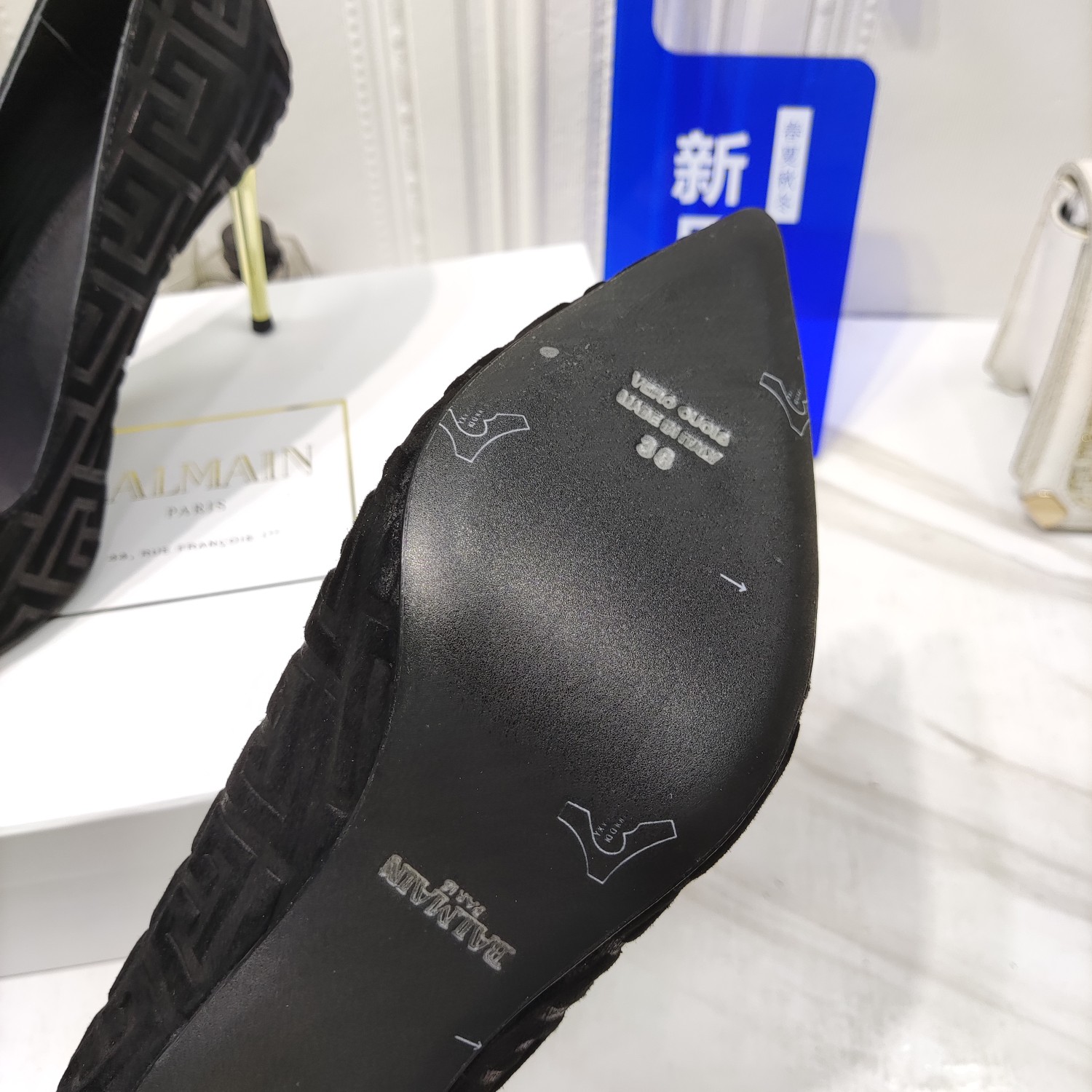 “Zenium High Heels 2022 Collection: Premium Materials, Italian Soles, 9.5CM Height” - 图片 4