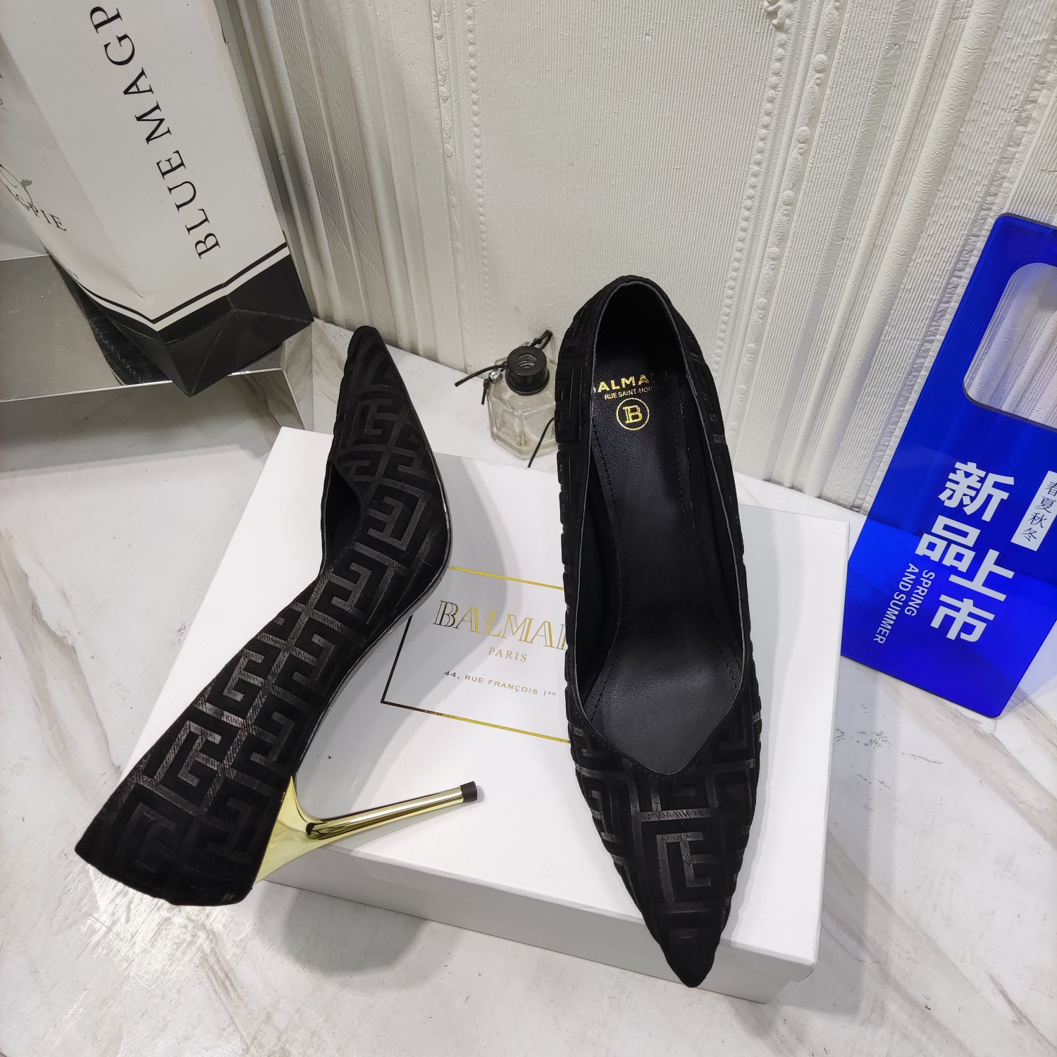 “Zenium High Heels 2022 Collection: Premium Materials, Italian Soles, 9.5CM Height” - 图片 7