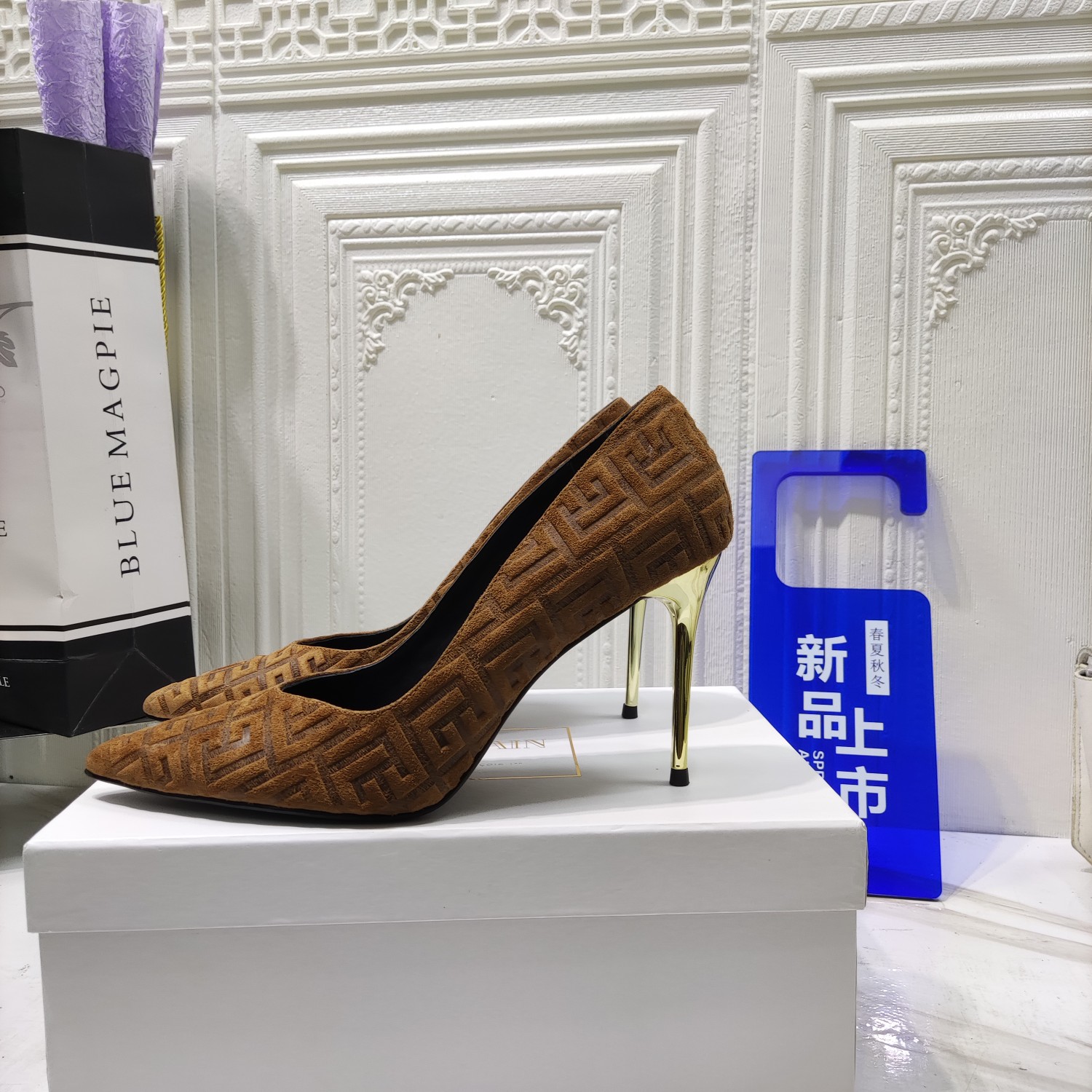 Bal*ain’s 2022 High Heels: Luxurious Materials, Italian Soles, 9.5CM Height - 图片 7